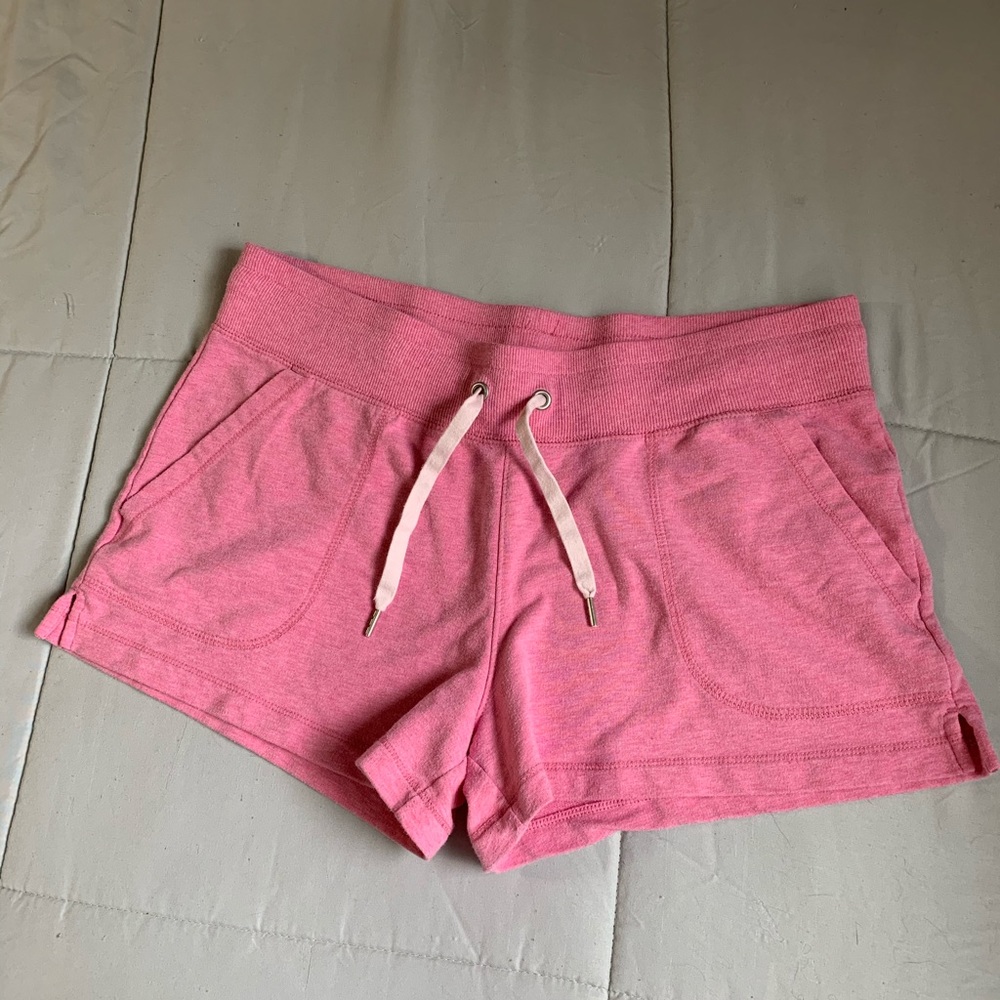 Light Pink Cotton Shorts